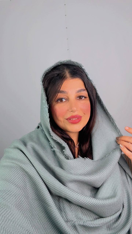 شال بافت وارداتی لبه ریش مدل مهرنو کد 102