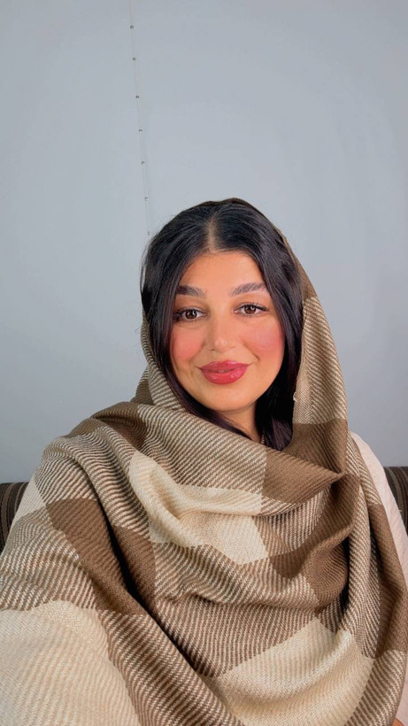 شال بافت وارداتی چارخونه مدل 2