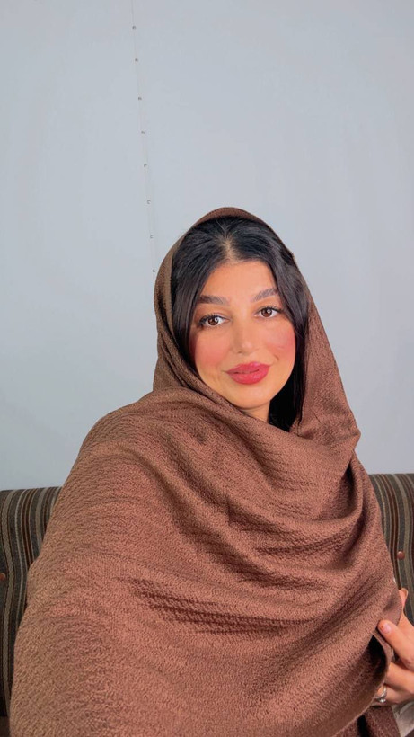 شال بافت تک رنگ