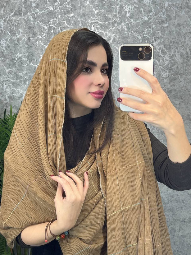 شال پلیسه دلبر وارداتی