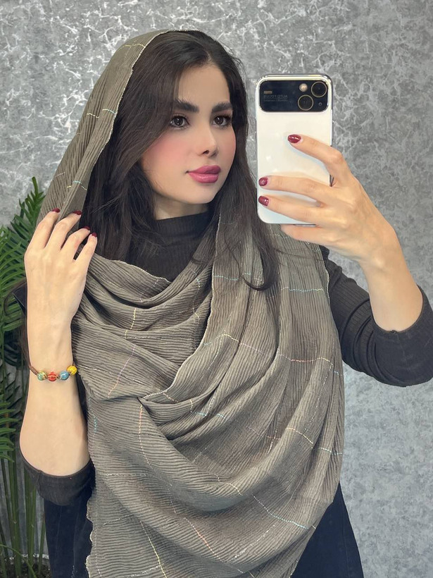 شال پلیسه دلبر وارداتی