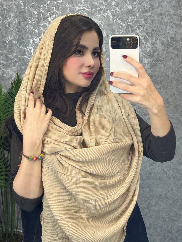 شال پلیسه دلبر وارداتی