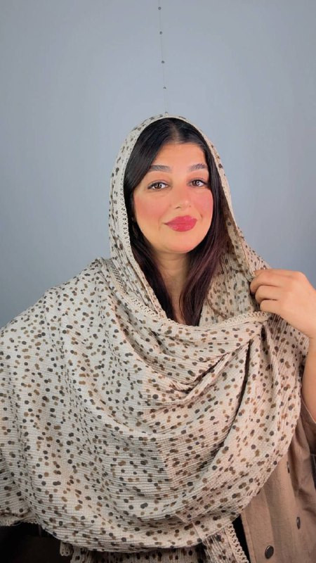 شال برشکا لبه حاشیه دار