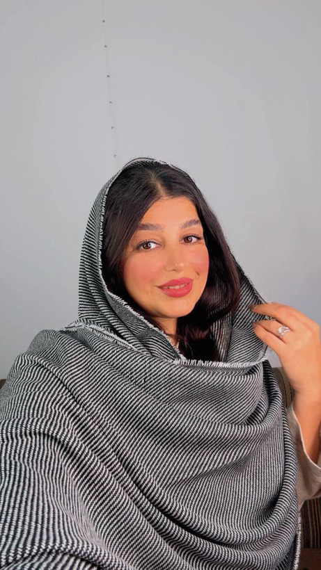 شال پلیسه لبه ریش