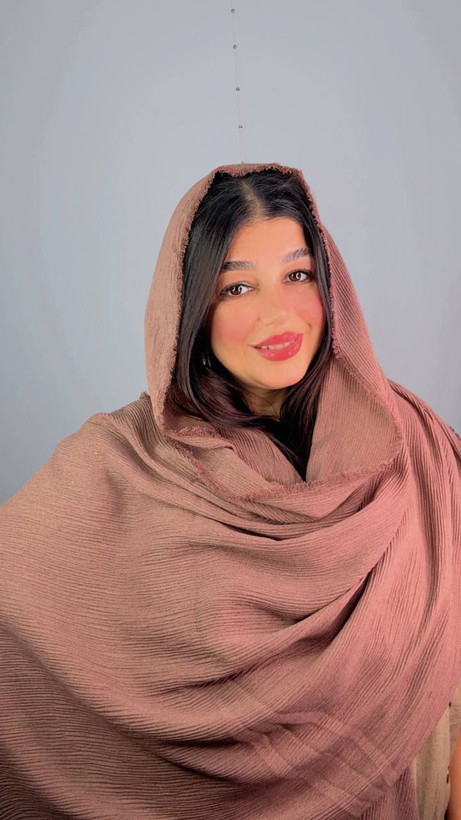 شال پلیسه لبه ریش