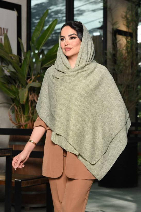 شال طرح دار برشکا