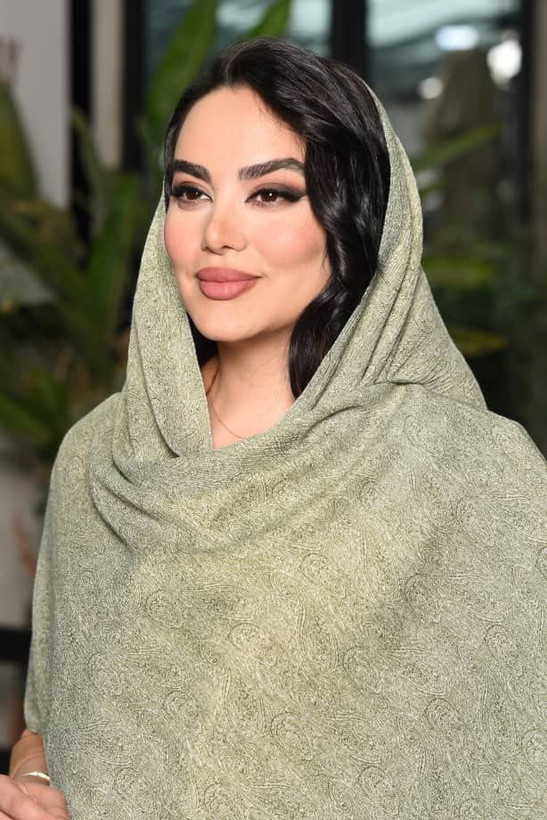 شال طرح دار برشکا