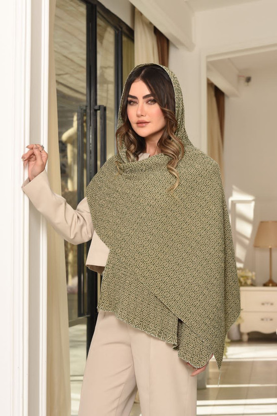 شال طرح دار برشکا